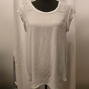 Banana Republic Light Mint Cap Sleeve Blouse M